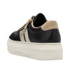 nahlad dámské sneakers Rieker M1912-00 Černá