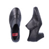 nahlad elegantní kotníková obuv RIEKER 57173-02 Černá