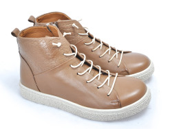 detail dámská kotníková obuv SAFE STEP 22505 Hnědá