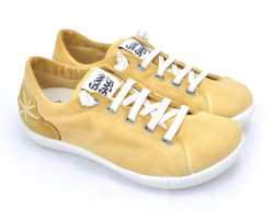 detail dámské polobotky pro halluxy Sunni Sabbi OSHIMA_050 Žlutá