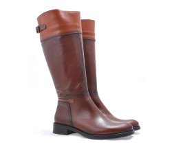 detail kozačky pro standardní lýtka (m) DORKING S7687-SRSR Hnědá