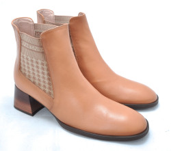 detail elegantní kotníková obuv HISPANITAS HI233017 Béžová