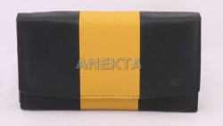 detail peněženky - velký formát ANEKTA S2823 Černá