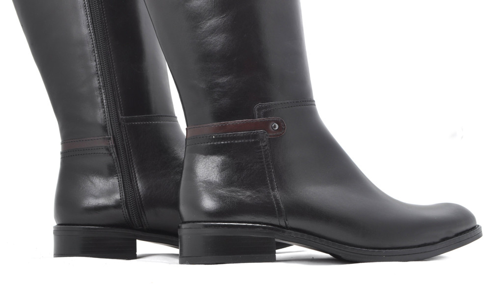 detail kozačky pro standardní lýtka (m) DORKING D7687-SRSR Černá
