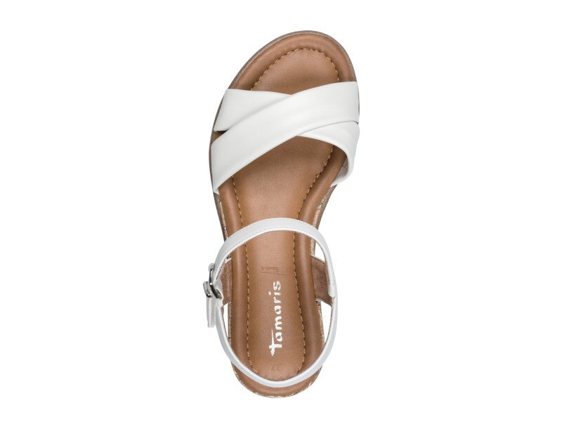 detail dámské sandály Tamaris ESSENTIALS 1-28106-42 100 Bílá