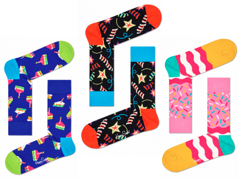 detail ponožky HAPPY SOCKS XBDC08-0100 Multicolor