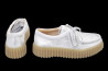 nahlad dámské šněrovací polobotky CLARKS Torhill Bee 26181192 Stříbrná