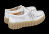 nahlad dámské šněrovací polobotky CLARKS Torhill Bee 26181192 Stříbrná