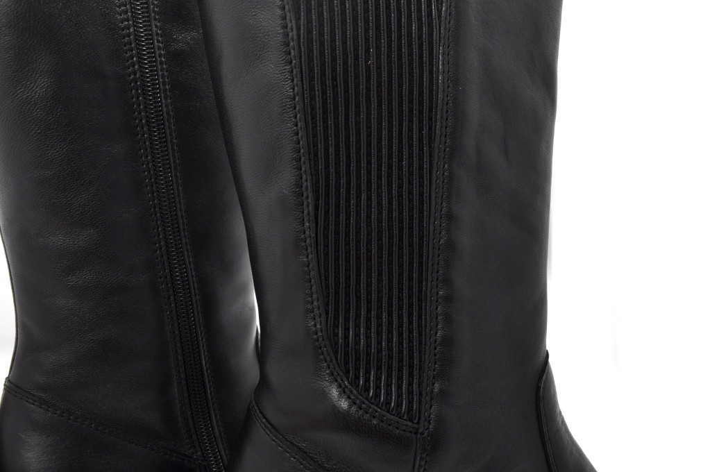 detail kozačky pro standardní lýtka (m) BARTON 23118 Černá