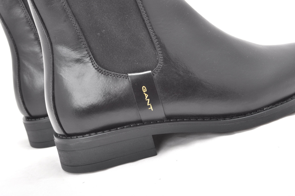 detail elegantní kotníková obuv GANT 29551770 Černá