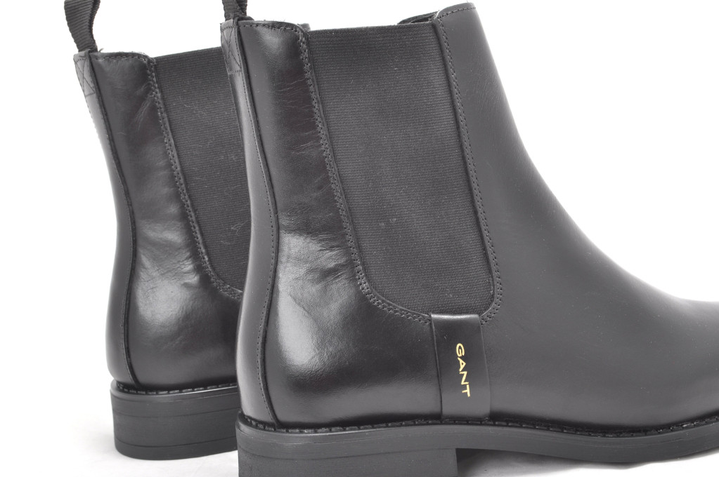 detail elegantní kotníková obuv GANT 29551770 Černá