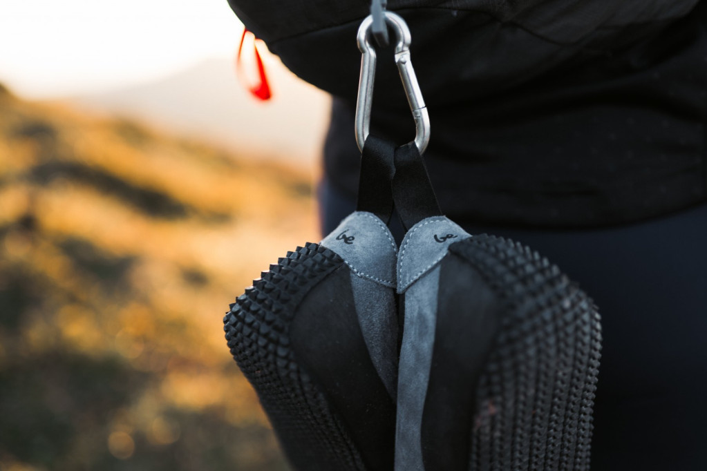 detail dámská barefoot obuv Be Lenka Trailwalker 2.0 Šedá