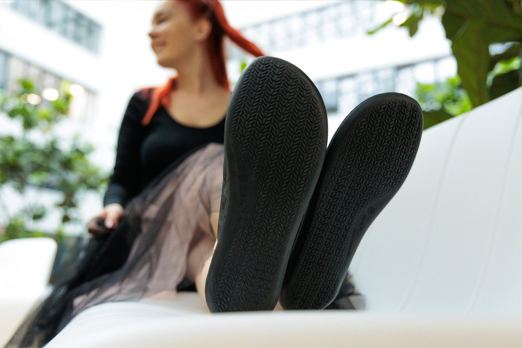 detail dámská barefoot obuv Be Lenka Bellissima 2.0 Černá