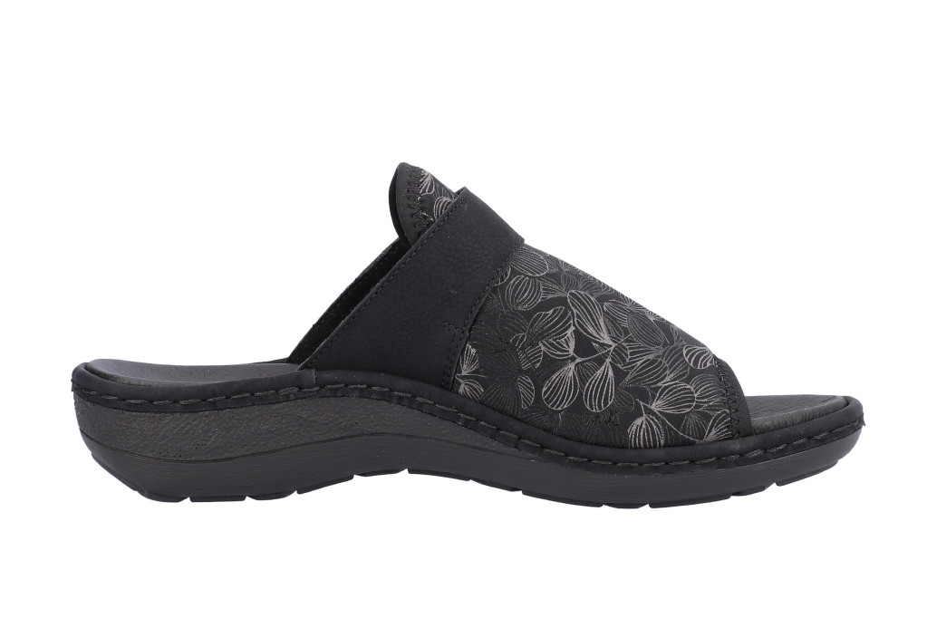 detail dámské pantofle pro halluxy REMONTE D7664-01 Černá
