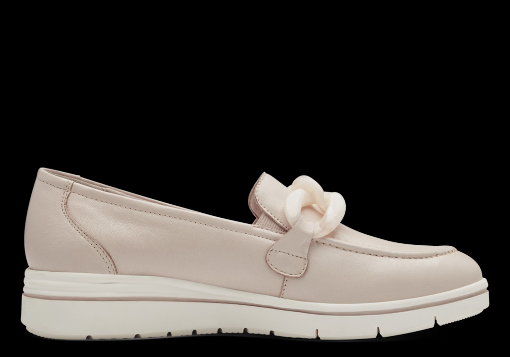 detail dámské kožené mokasíny TAMARIS 1-24705-42 418 Béžová