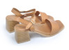 nahlad dámské elegantní sandály PETRA by ZONA P334 485 Hnědá