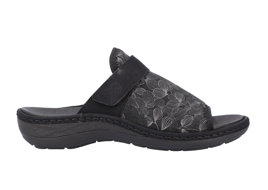detail dámské pantofle pro halluxy REMONTE D7664-01 Černá