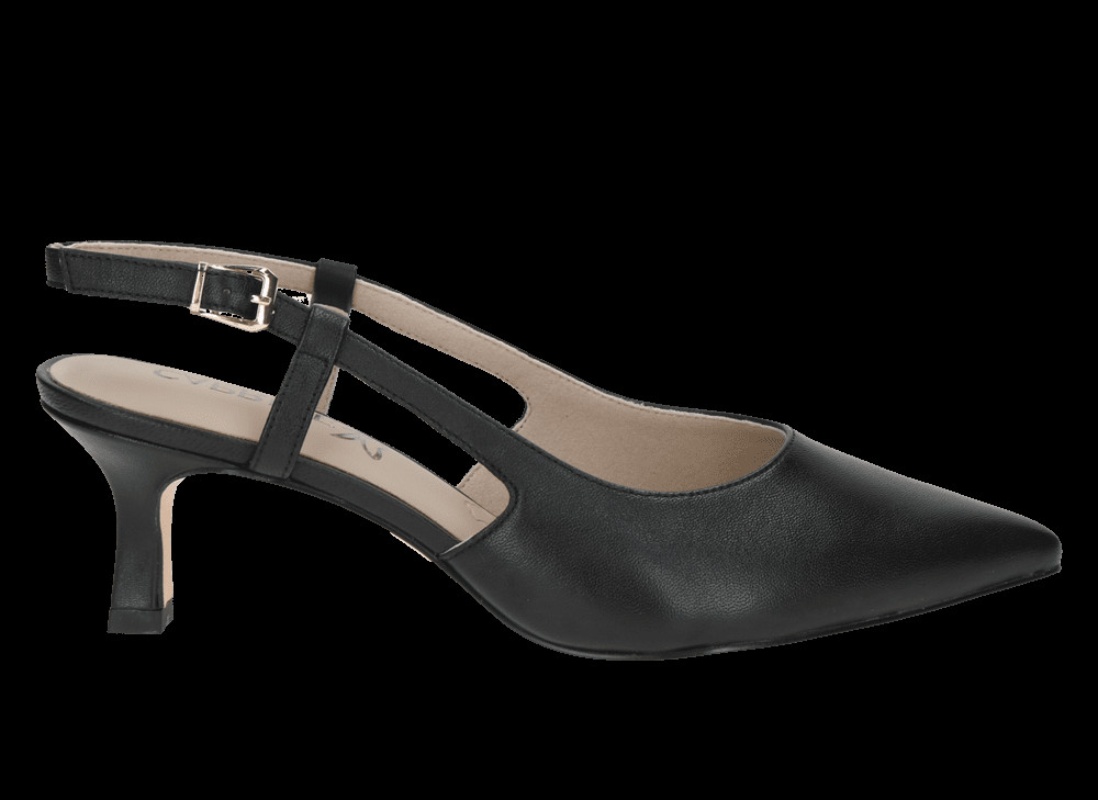 detail dámské lodičky s otevřenou patou Caprice 9-29601-44 022 Černá