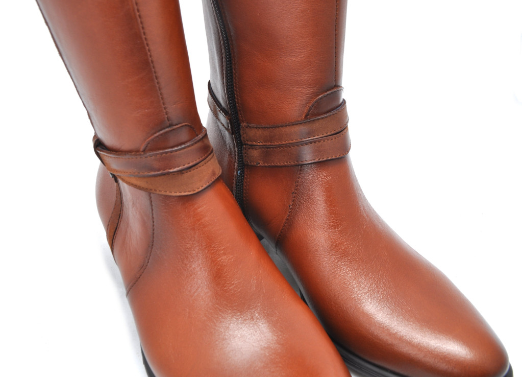 detail kozačky pro standardní lýtka (m) DORKING D8272-SUNB Hnědá