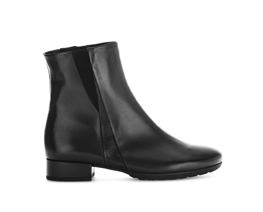detail elegantní kotníková obuv GABOR 32.711 Černá