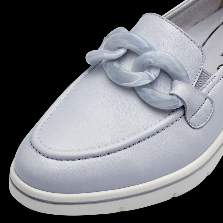 detail dámské kožené mokasíny TAMARIS 1-24705-42 880 Modrá