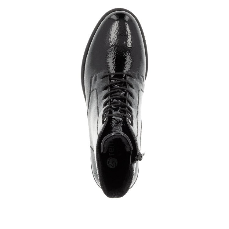 detail elegantní kotníková obuv Remonte D0F73-00 Černá