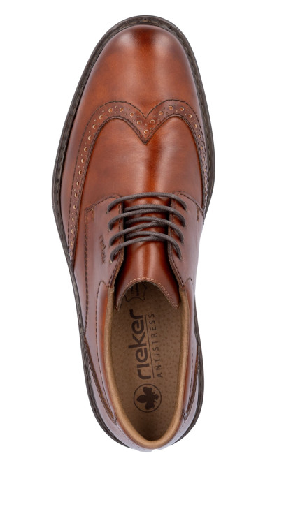 detail pánské polobotky Rieker 17620-24 Hnědá