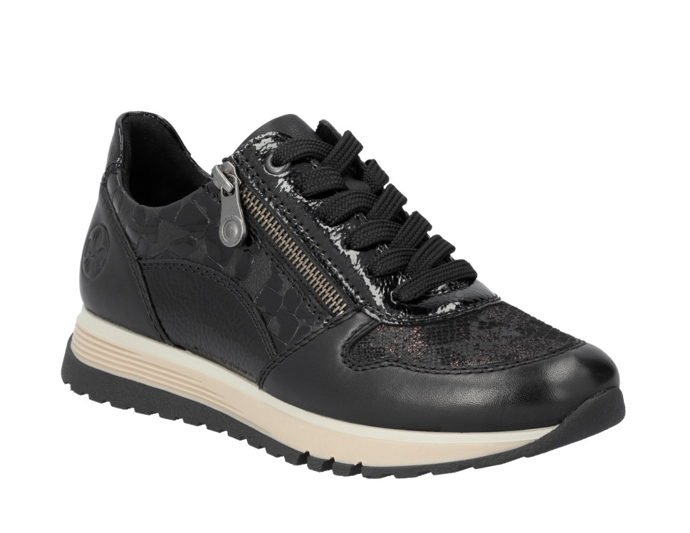 detail dámské sneakers Rieker 49003-00 Černá