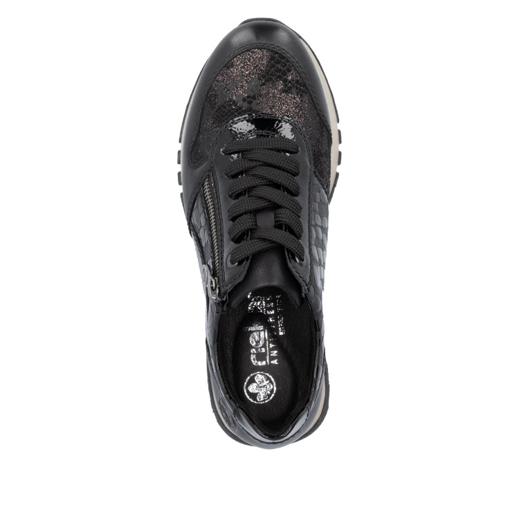 detail dámské sneakers Rieker 49003-00 Černá