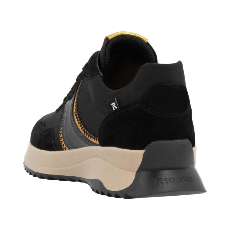 detail dámské sneakers Rieker EVOLUTION W1302-00 Černá