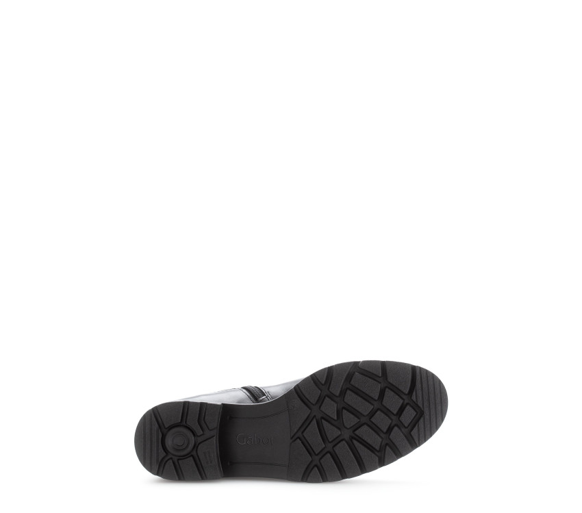 detail kozačky pro široká lýtka (l, xl) Gabor 52.787.90 Černá