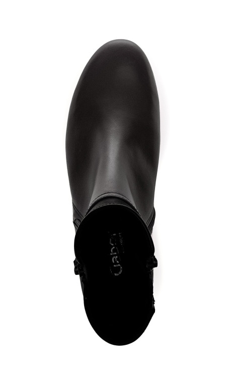 detail elegantní kotníková obuv Gabor 52.718.57 Černá