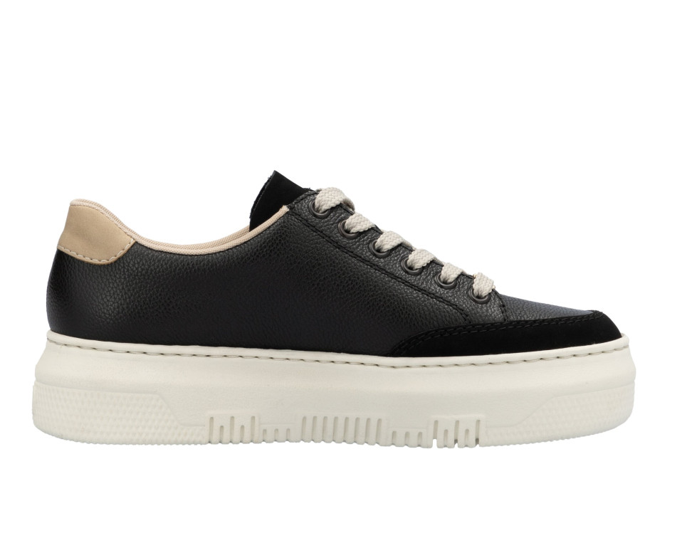 detail dámské sneakers Rieker M1912-00 Černá