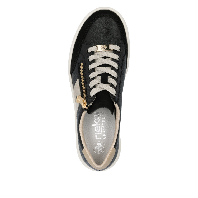 detail dámské sneakers Rieker M1912-00 Černá
