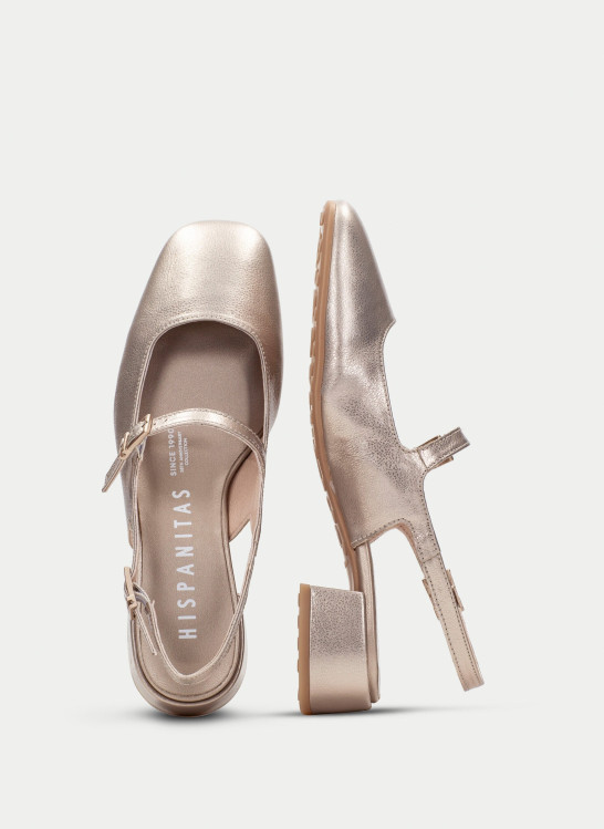 detail dámské luxusní baleríny Hispanitas HV253818 Bílá