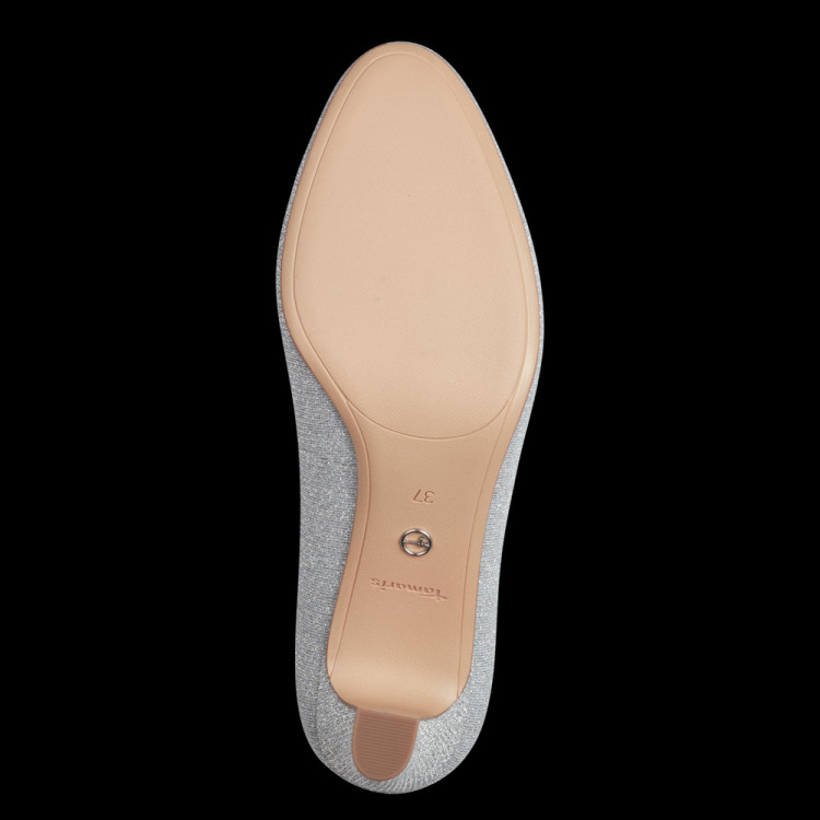 detail dámské lodičky Tamaris ESSENTIALS 1-22418-41 9A9 Stříbrná