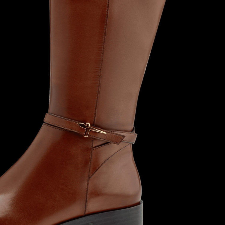 detail kozačky pro standardní lýtka (m) TAMARIS 1-25529-43 305 Červená