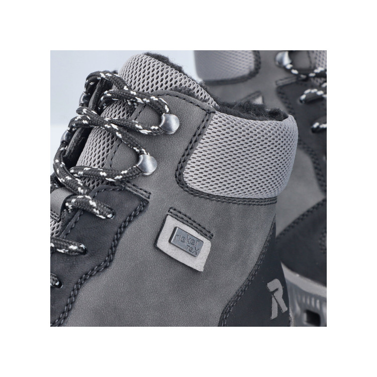 detail dámská kotníková obuv Rieker M6023-45 Šedá