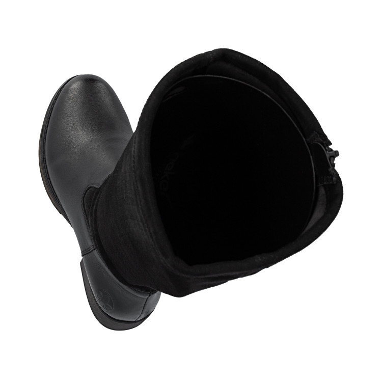 detail kozačky pro standardní lýtka (m) Rieker Z9551-00 Černá