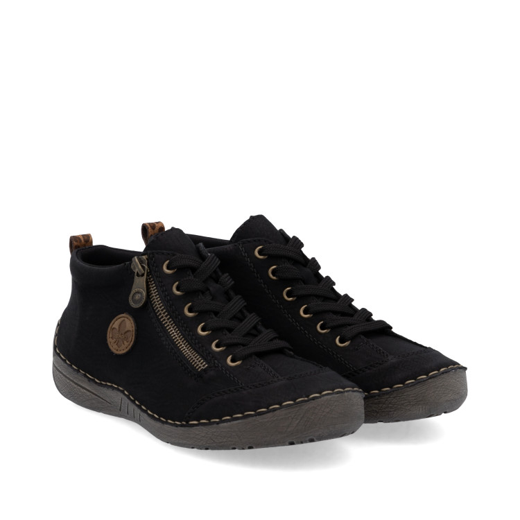detail dámská kotníková obuv Rieker 52514-00 Černá