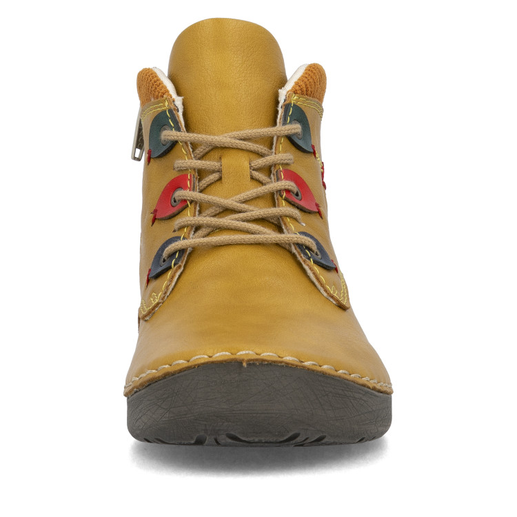 detail dámská kotníková obuv Rieker 52544-68 Zlatá