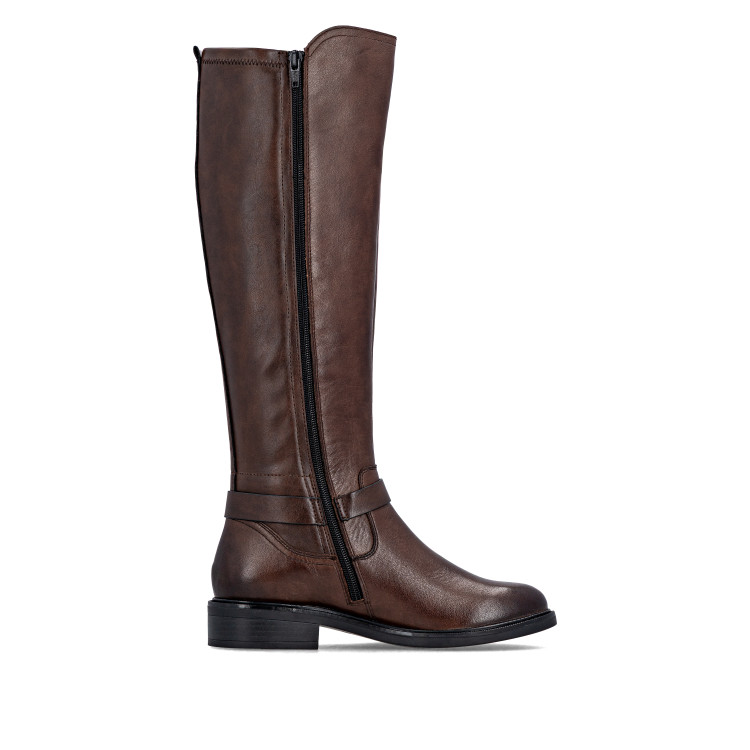 detail kozačky pro standardní lýtka (m) Remonte D2W77-25 Hnědá