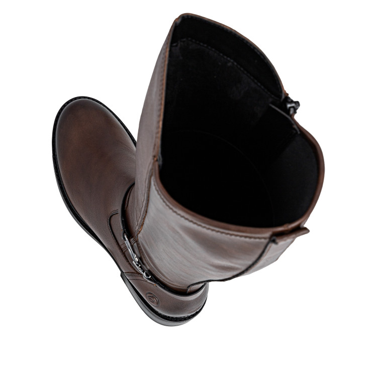 detail kozačky pro standardní lýtka (m) Remonte D2W77-25 Hnědá