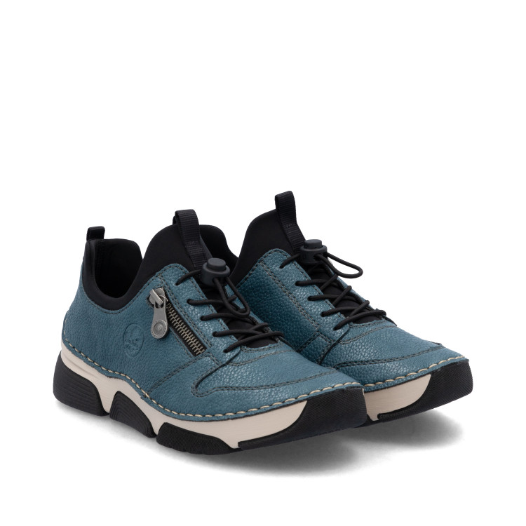 detail dámské tenisky Rieker 45951-14 Modrá
