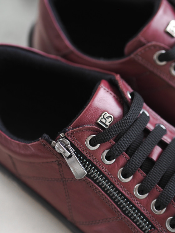 detail dámské polobotky PS LARA 26013 Červená