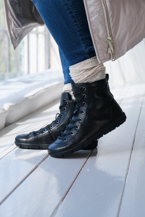 detail dámská kotníková obuv PS EIRA 28001 Černá