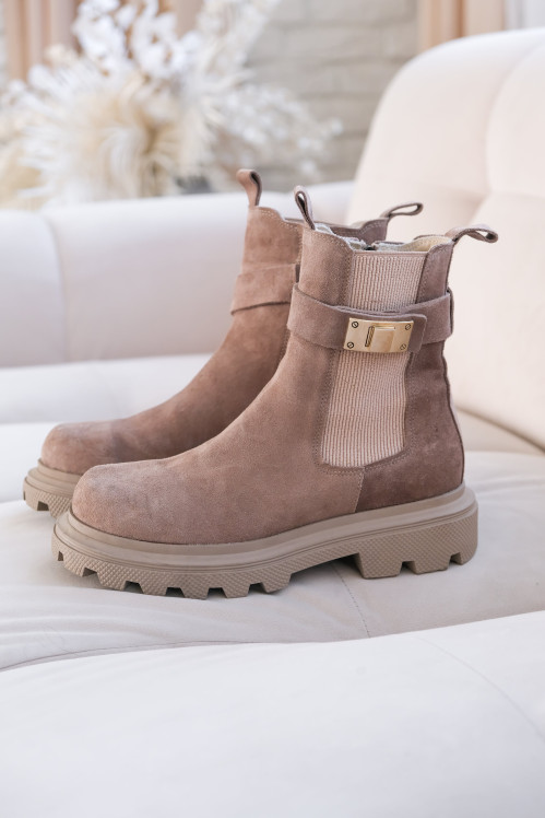 detail dámská kotníková obuv PS VIVIEN 38809 Hnědá