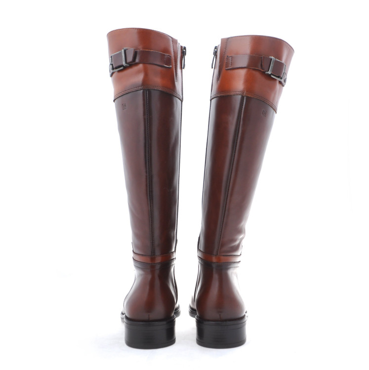 detail kozačky pro standardní lýtka (m) DORKING S7687-SRSR Hnědá