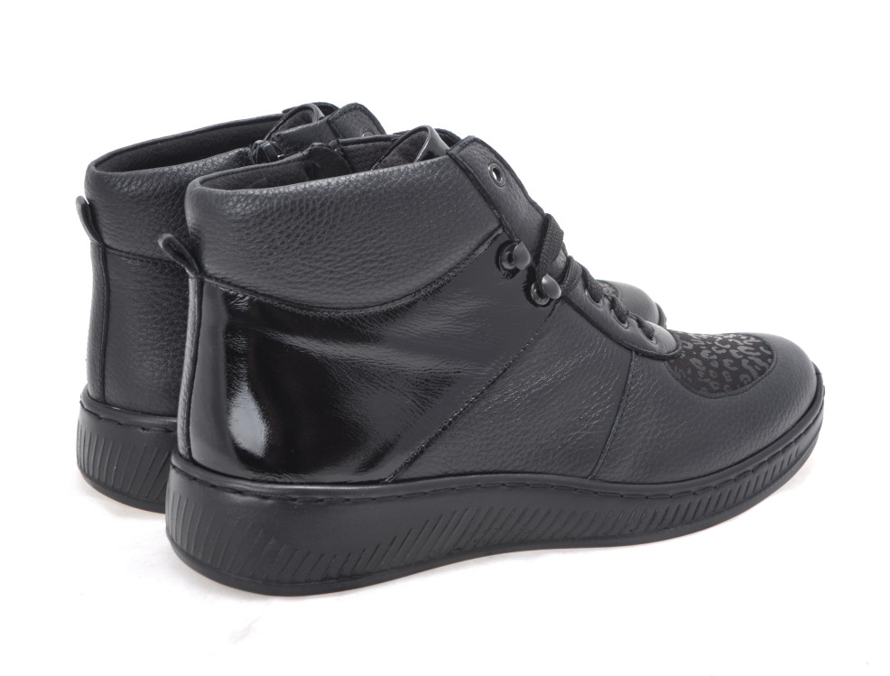 detail dámská kotníková obuv PÖLKING SCHUHE 990208-01 Černá