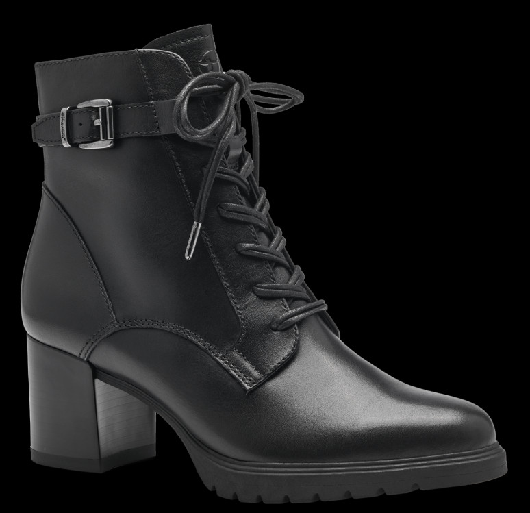 detail elegantní kotníková obuv TAMARIS 1-25106-41 Černá